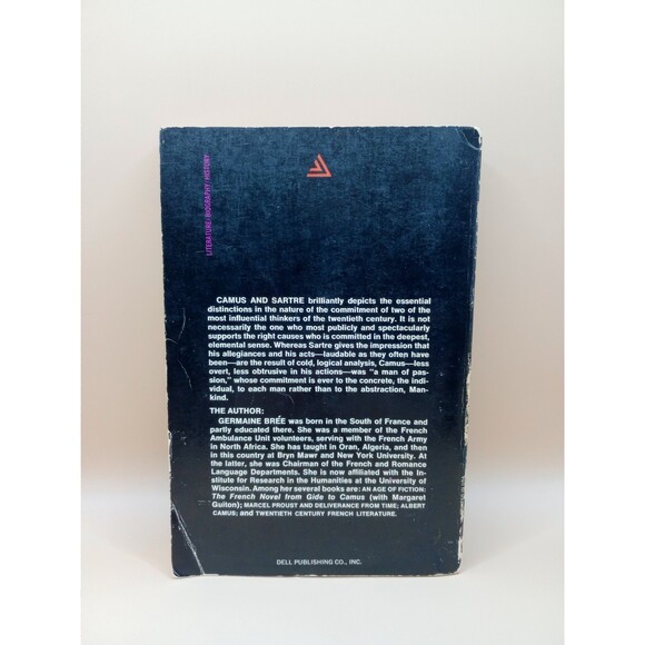 Albert Camus - CAMUS AND SARTRE :  Crisis & Commitment Bree, Germaine - Picture 2 of 6